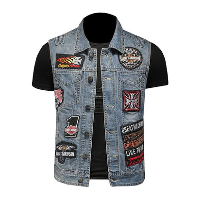 New-DSQ2 24ss cowboy Denim vest