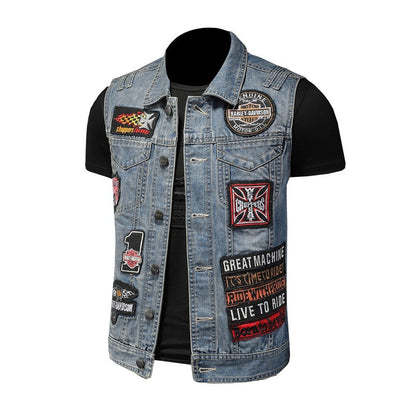 New-DSQ2 24ss cowboy Denim vest