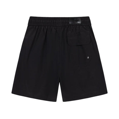 AMIRI Straight-Leg Mid-Length Logo-Print Swim Shorts