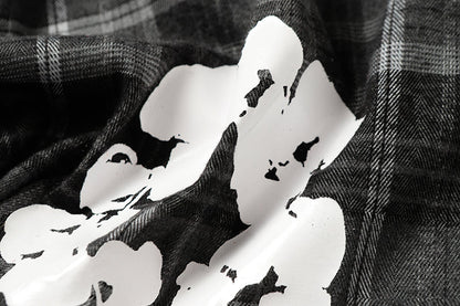 Denim Tears kapok Flower Pattern Long Sleeved Shirt