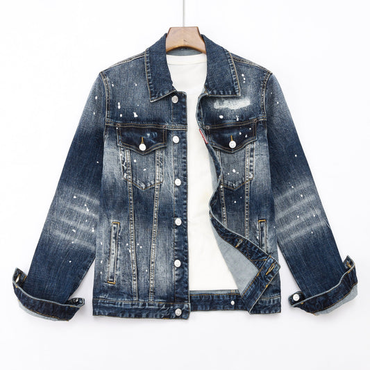 New-DSQ2 2025ss Man Denim Jacket