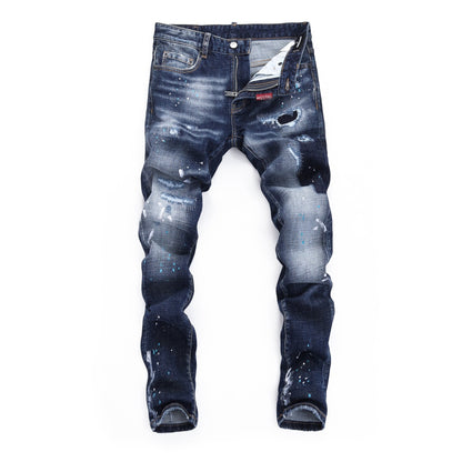 New-DSQ2 Nightclub ripped skinny jeans