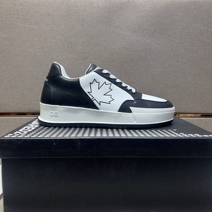 NEW-DSQ2 Leather sneakers