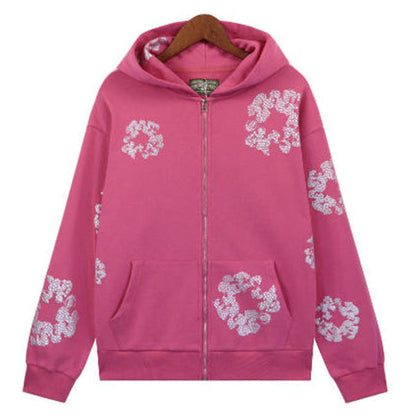 Denim Tears Kapok Flower Pattern Printed Hoodie