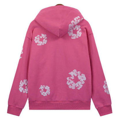Denim Tears Kapok Flower Pattern Printed Hoodie