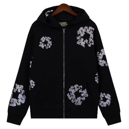 Denim Tears Kapok Flower Pattern Printed Hoodie