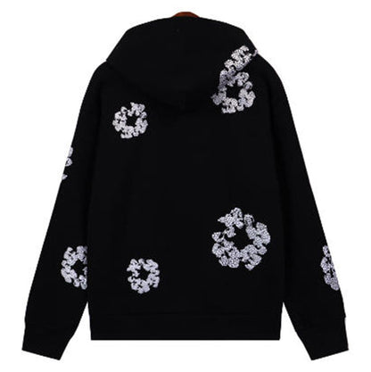 Denim Tears Kapok Flower Pattern Printed Hoodie